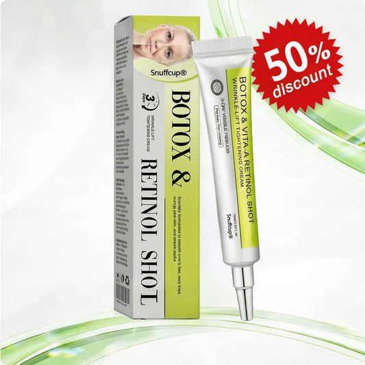 👨‍⚕️👨‍⚕️Made and shipped from the USA 💫Snuffcup® Botox & Vita-A Retinol Shot Wrinkle-Lift Tightening cream - Last Day Promotion 50% OFF