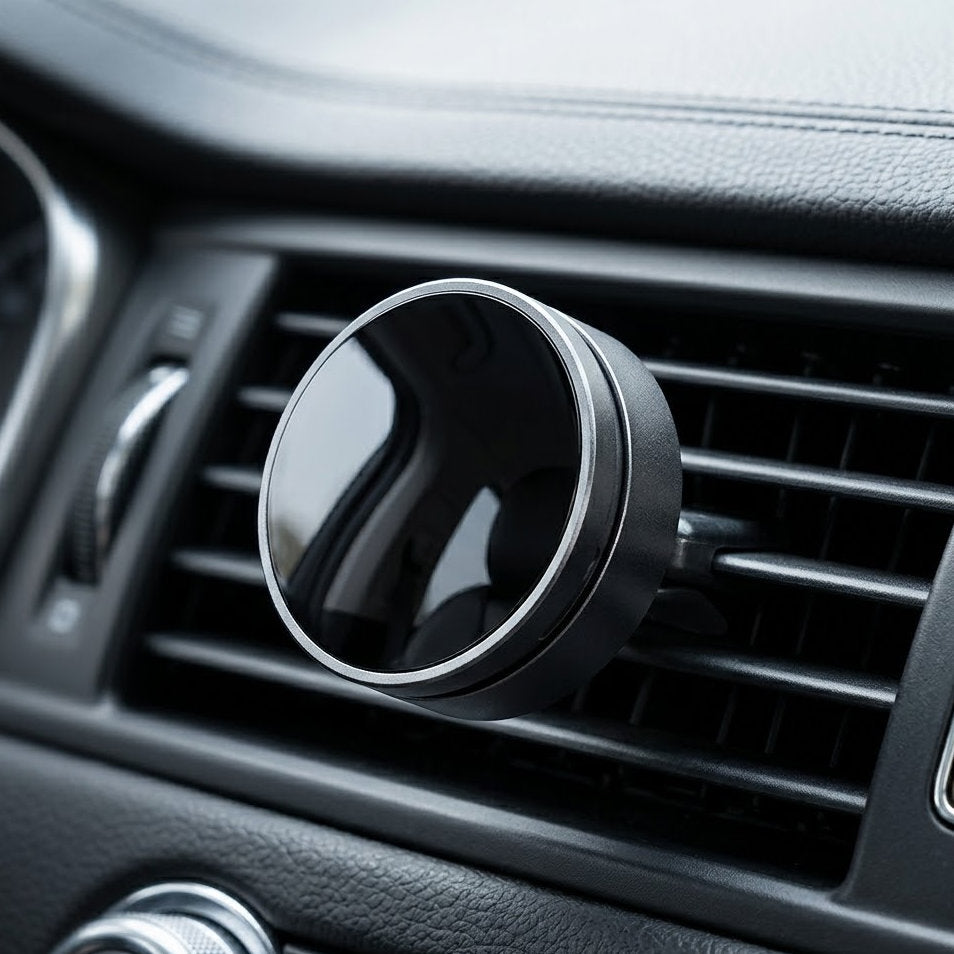 Snuffcup® Series: Minimalist Metallic Car Vent Diffuser | The Art of In-Car Fragrance