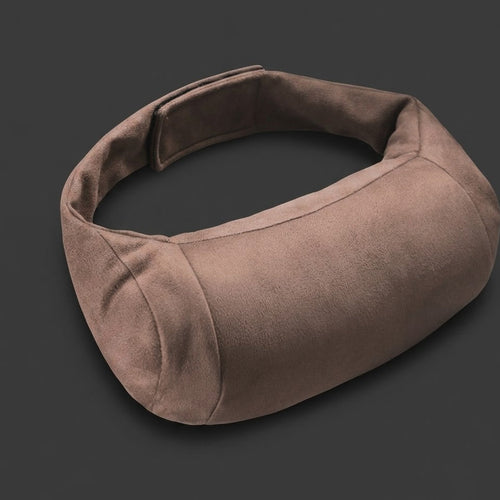 Snuffcup® Luxury Alcantara Suede Car Neck Pillow - Ergonomic Headrest Support for Premium Driving Comfort